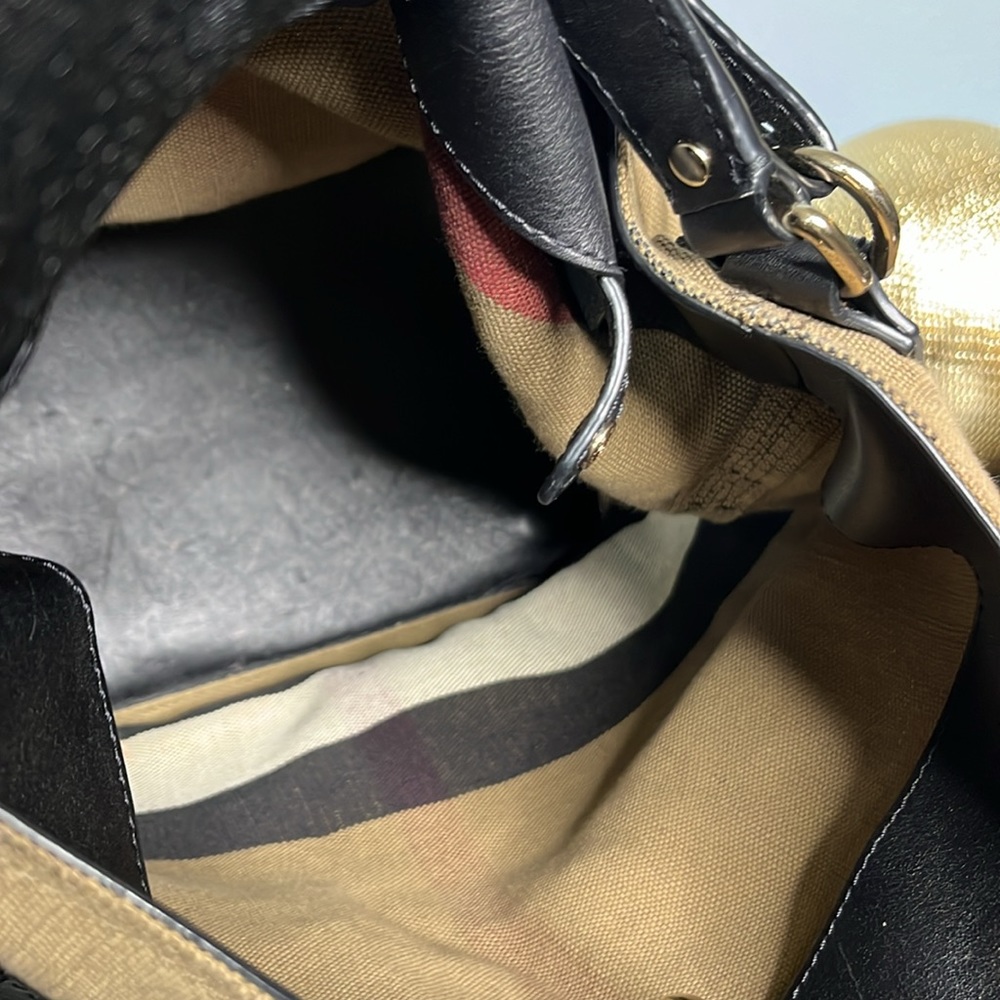 Burberry Canvas Mega Check Medium Ashby - Picture 10 of 10